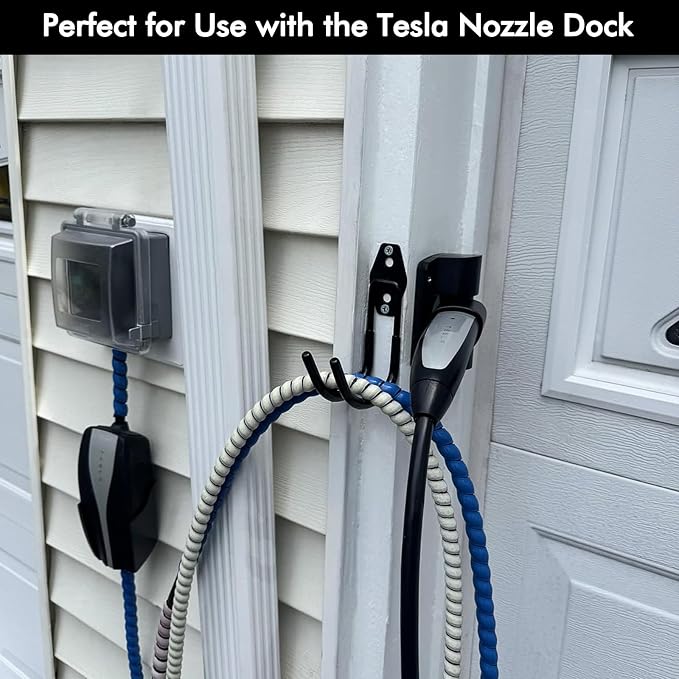 Tesla Charger Holder Wall Mount EV Charger Holder, Tesla Charging Cable - Image 3