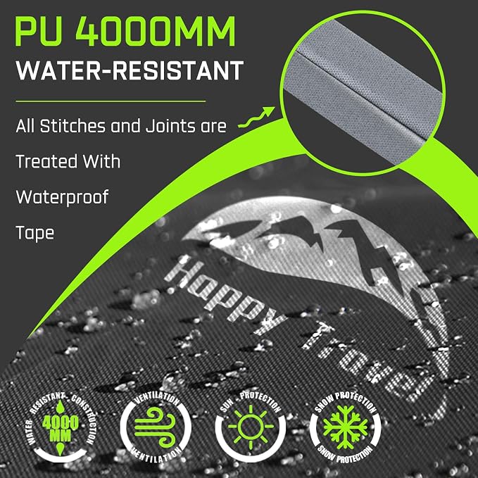 Happy Travel Bike Storage Tent Shed, Outdoor Waterproof Bicycle Covers Shelter - Image 7