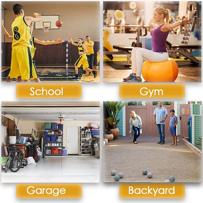 Snail Garage Sports Equipment Storage Organizer Sports Ball Storage Rolling Cart - Image 6