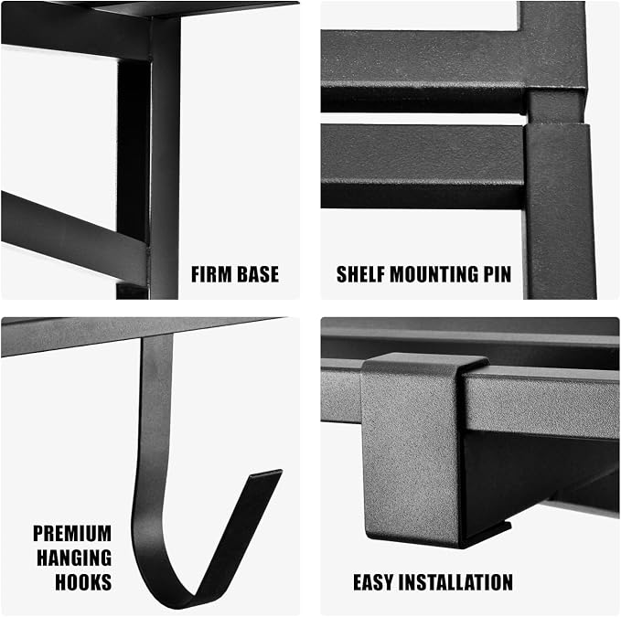 4 Pack 1, 5x4ft Heavy Duty Garage Wall Shelving, Garage Shelving Wall Mounted - Image 4