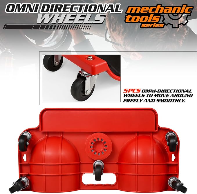 M-AUTO Rolling Knee Creeper Durable Knee Pads - Image 4