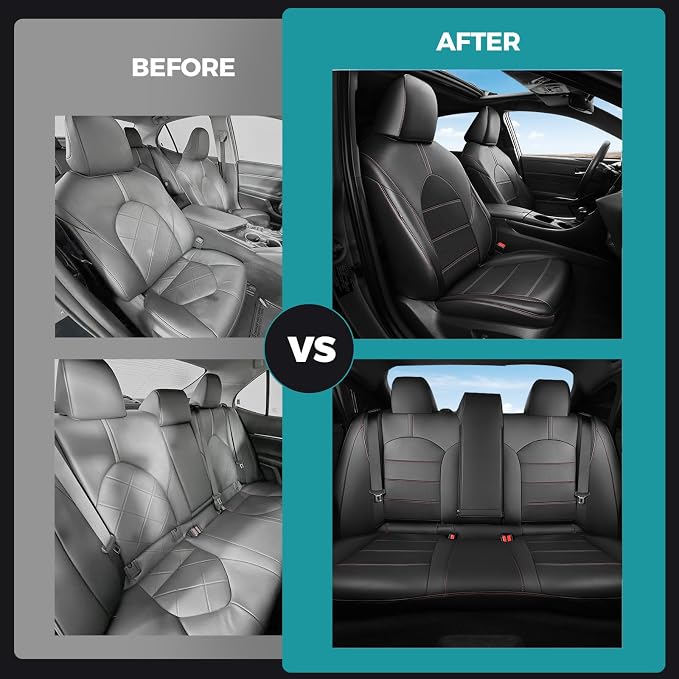 for Toyota Camry Seat Covers Hybrid XLE XSE 2018 2019 2020 2021 2022 2023 2024 - Image 7