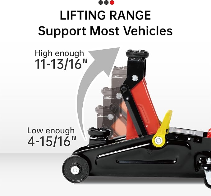 2-Ton Hydraulic Trolley Garage Service/Floor Jack - Image 4