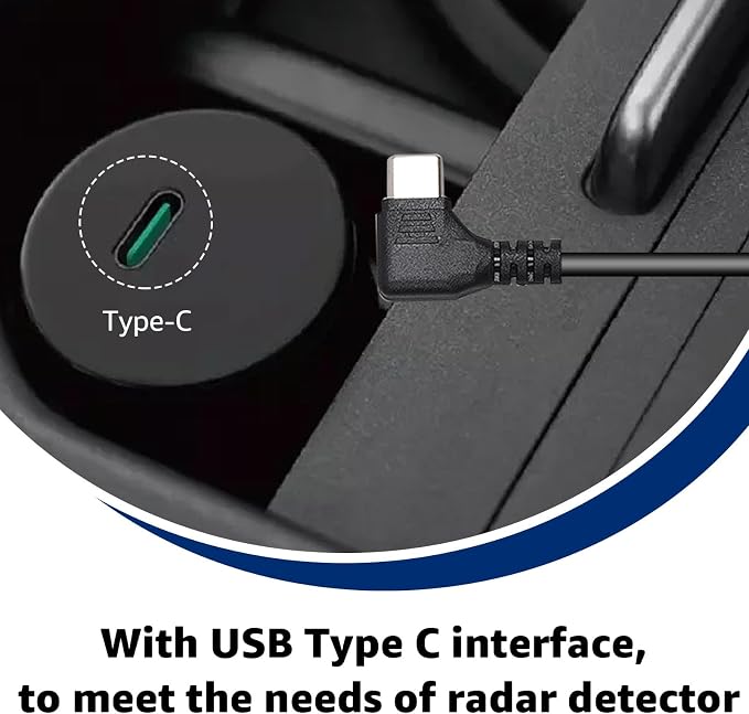 Type-c to RJ11 Radar Detector Power Cable, DC 5V-12V Power Cable Replacement - Image 5
