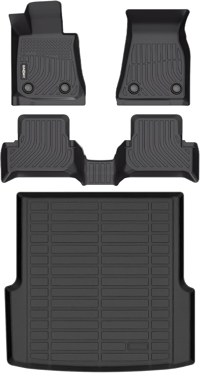 GINOWY-Floor Mats with Cargo Liner Full Set Custom by GINOWY