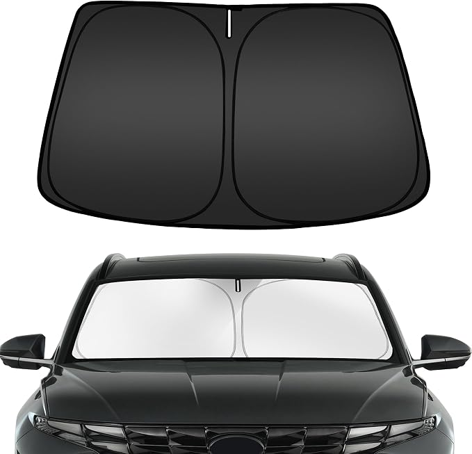 ARISMOTOR Windshield Sun Shade for Hyun-dai Tucson 2022-2025 2026, Custom Fit by ARISMOTOR