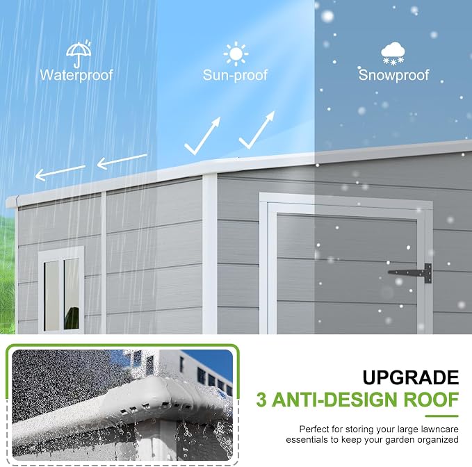 5x4 Shed Resin Outdoor Storage - Image 4