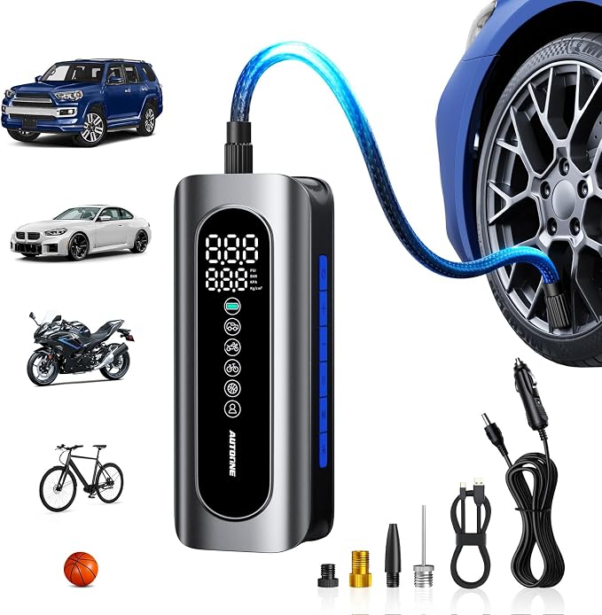 AUTOONE Tire Inflator Portable Air Compressor by AUTOONE