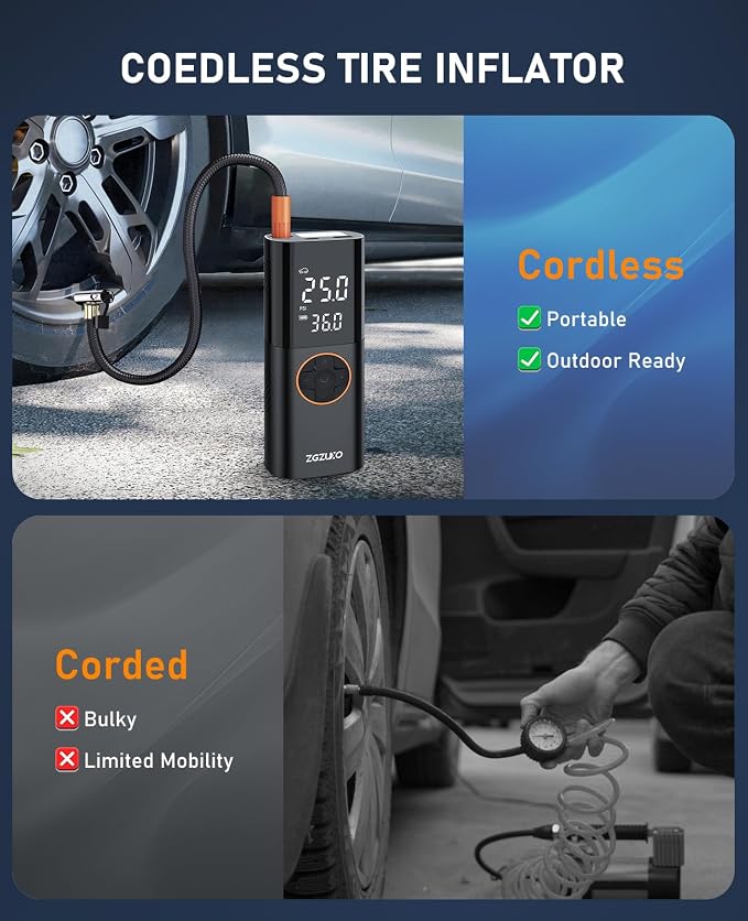 Tire Inflator Portable Air Compressor - Image 7