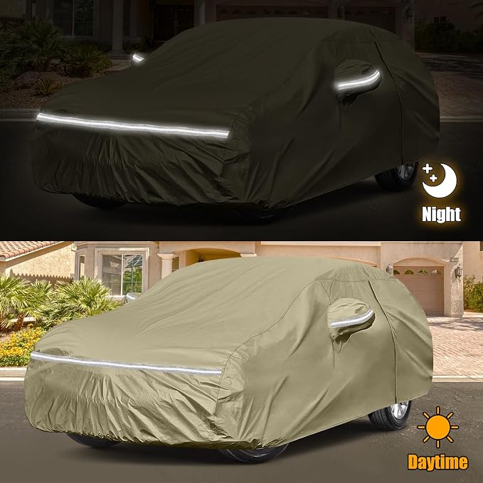 Waterproof Car Covers Replace for 2002-2025 Honda CRV, Windproof Bands for Snow - Image 4