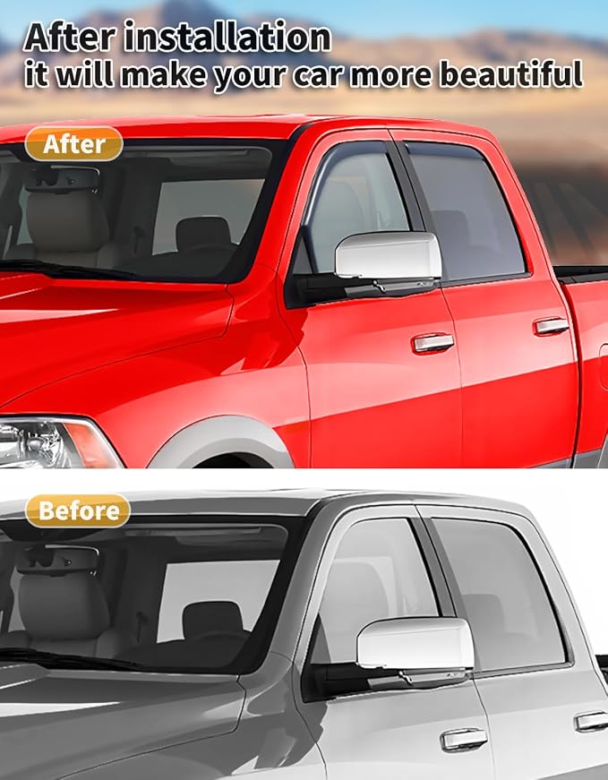 in-Channel Window Rain Guards Fit - Image 5