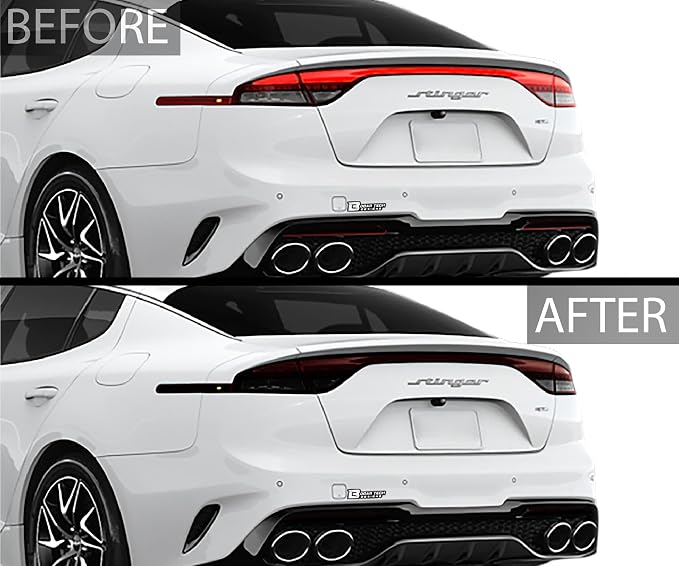 BOGAR TECH DESIGNS Precut for Kia Stinger 2022-2024 Full Headlight Taillight - Image 4
