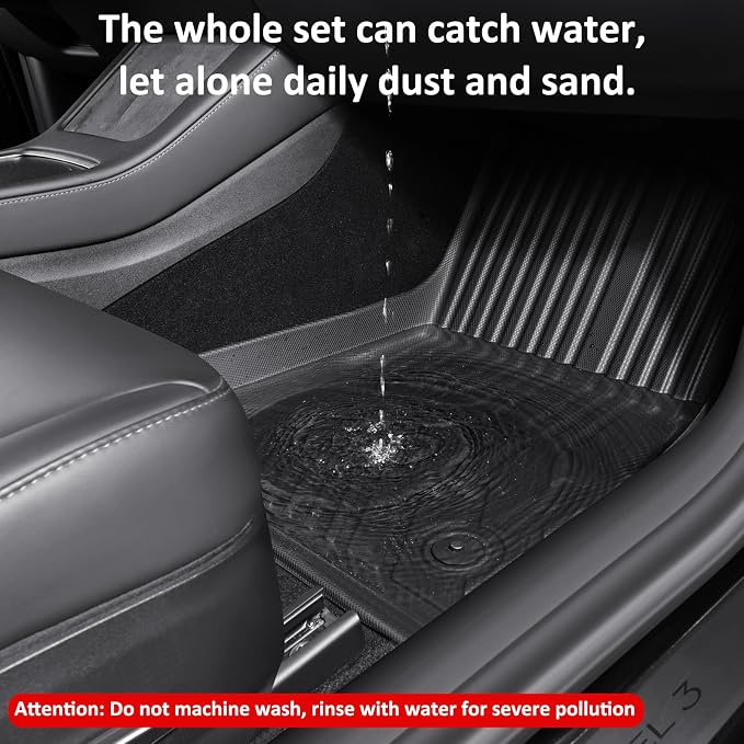 Car Foot Mats for Tesla Model 3P - Image 2
