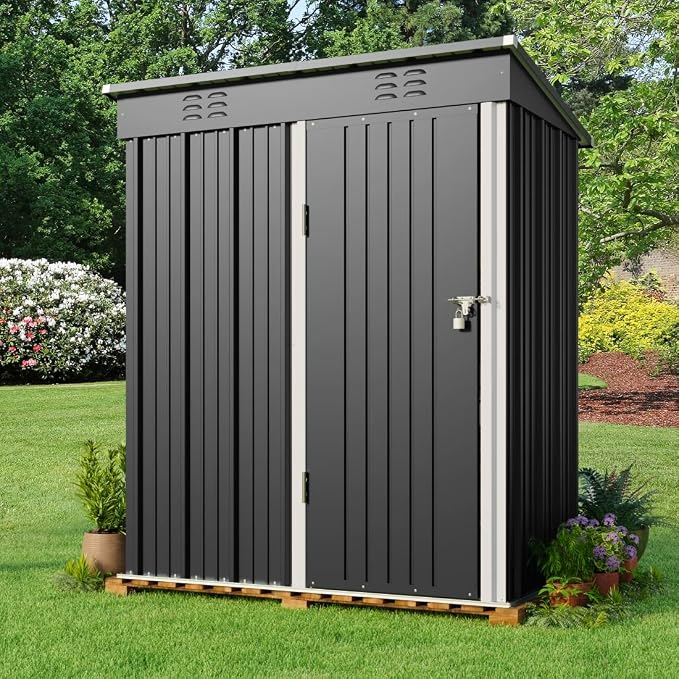 Gizoon 5 'x 3'Outdoor Storage Shed - Image 7