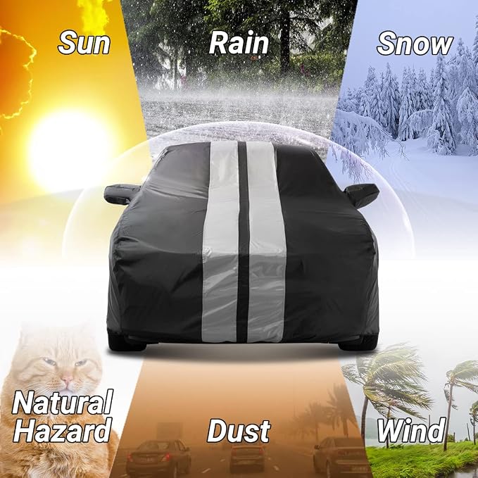 iCarCover Custom Car Cover for 1993-2002 Chevy Camaro STD, SS Waterproof All - Image 6