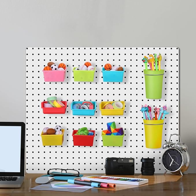 Yookeer 20 Pcs Pegboard Bins and Cups - Image 5