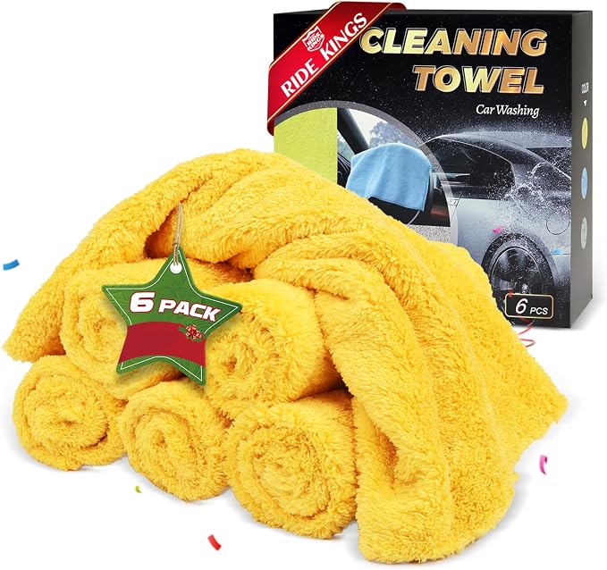 Micro Fiber Towels Car，Coral Fleece Car Wash Cleaning Towel, Scratch Free - Image 8