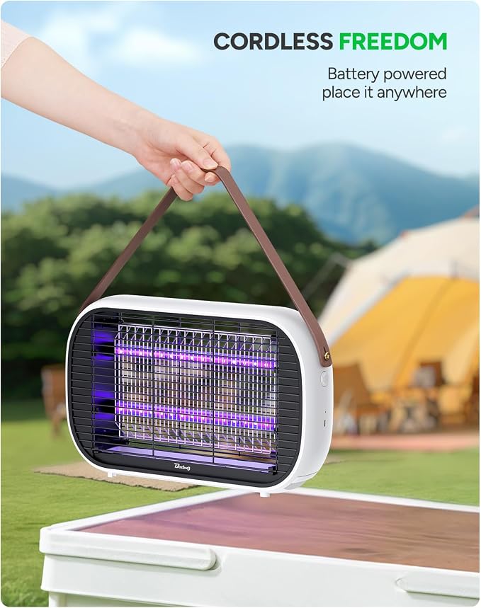 Buzbug LED Bug Zapper Outdoor Indoor, 10 Years Lifespan Lamp, Rechargeable - Image 7