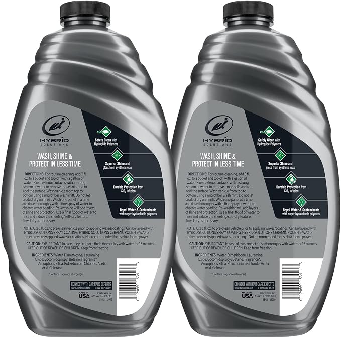 Turtle Wax 53888 Hybrid Solutions Ceramic Wash and Wax, Easy Clean Ceramic - Image 2