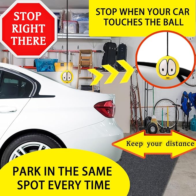 Double Garage Parking Aid-Parking Ball Guide System, Parking Assistant kit - Image 2