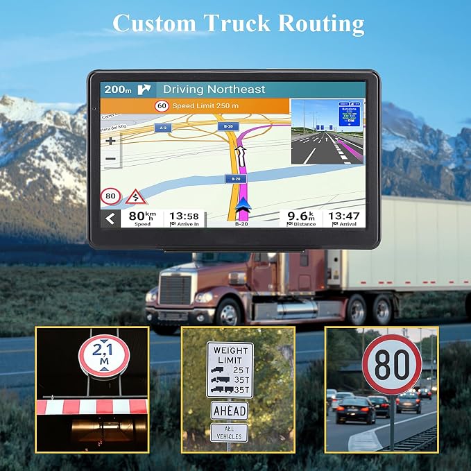 GPS Navigator for Car, Latest 2025 Map 7 inch Touch Screen Car GPS 256-16GB - Image 3