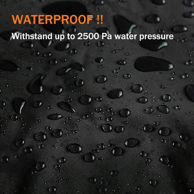 UTV Cover 4-6 Seater Waterproof Heavy Duty Black Oxford Cloth Protection Covers - Image 3
