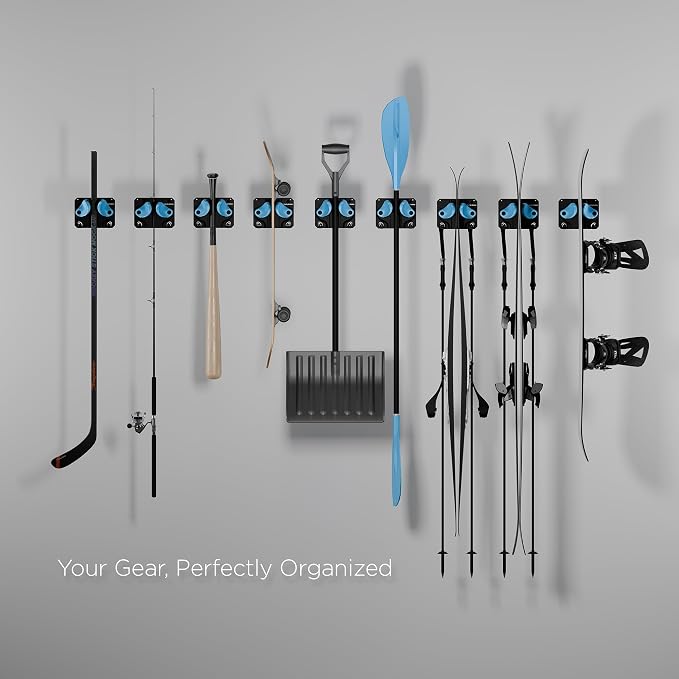 Ultimate Ski & Snowboard Wall Rack | Secure, Non-Slip Storage | Fits Any - Image 5