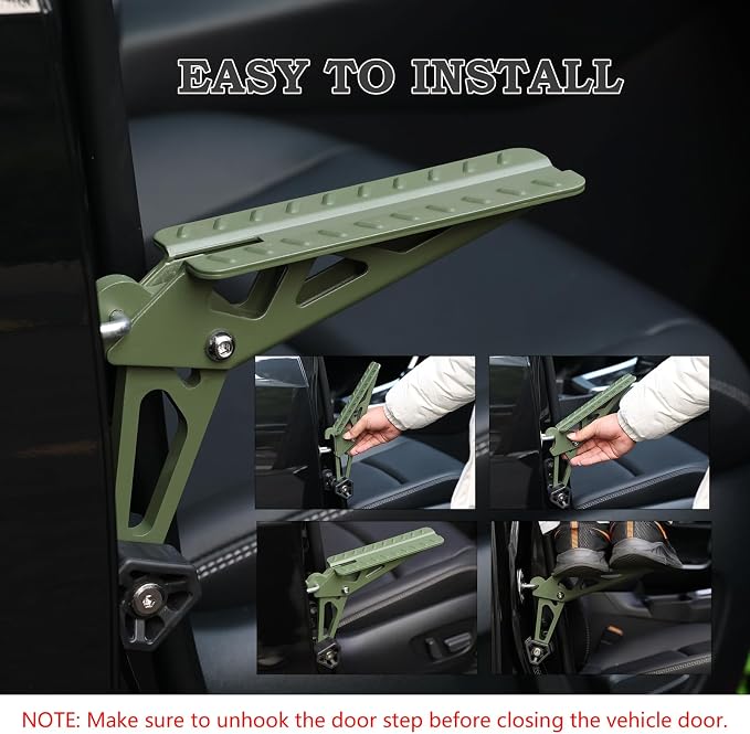 COWVIE Foldable Car Door Step Stand Pedal - Image 5