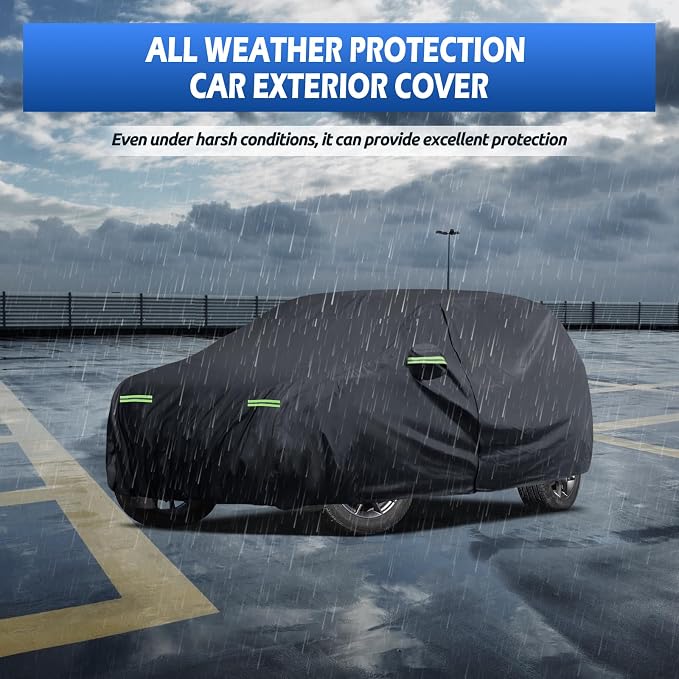 Car Cover Custom Fit for Jeep Grand Cherokee 2000-2025, Migaven Waterproof Full - Image 6