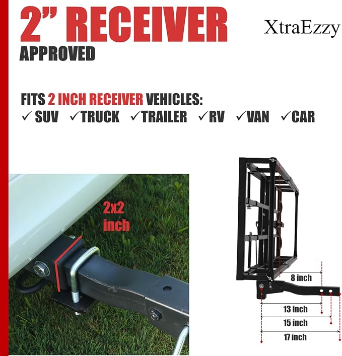 Hitch-Mount Bike Rack for Ebike Heavy-Duty - Image 7