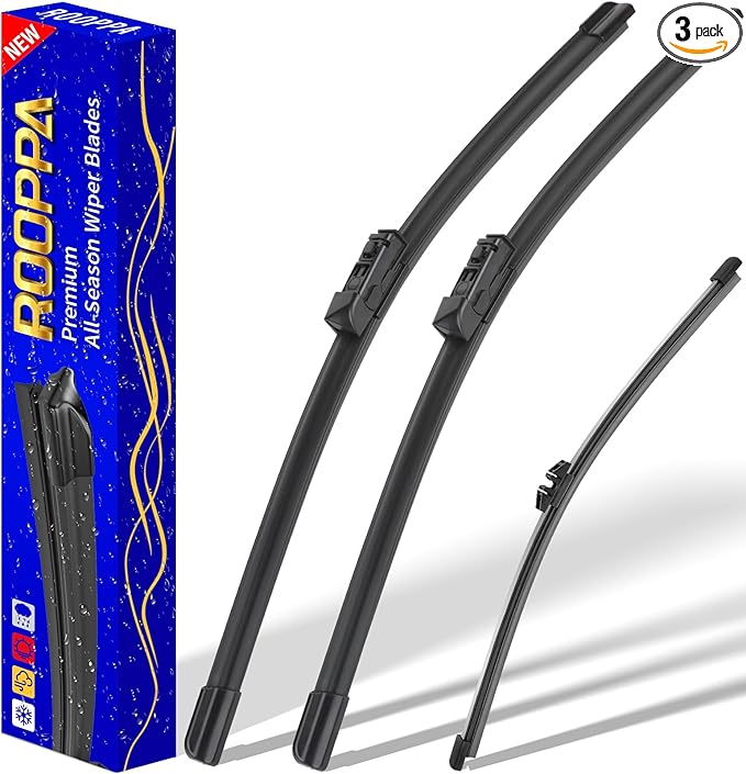 3 wipers Replacement for 2018-2022 BMW X3/2019-2022 BMW X4, Windshield Wiper by ROOPPA