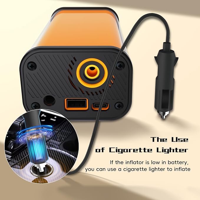 Tire Inflator Portable Air Compressor, Air Pump - Image 5