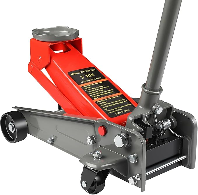3 Ton Floor Jack, 6600 LBS Heavy Duty Hydraulic Floor Jack, Lift Range:5.31'' by LARBANKE