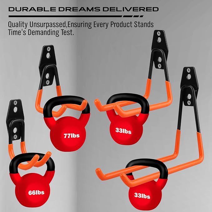 Garage Tool Storage Wall Hook Assortment Set: 15PCS Heavy Duty Large Hanger - Image 2