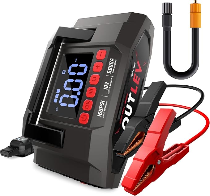 Jump Starter with Air Compressor - Image 8