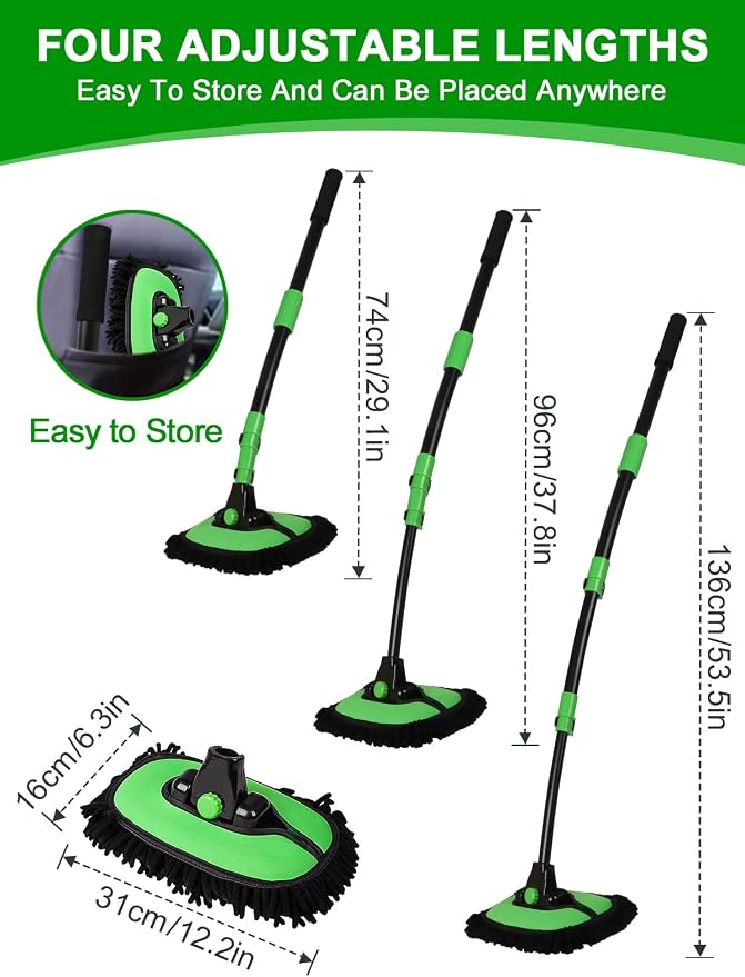 53" 15° Curved Car Wash Brush - Image 4