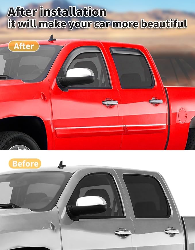 in-Channel Window Rain Guards Fit - Image 5