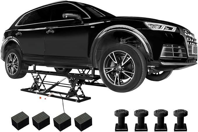 Albott 7000 LBS Portable Car Lift, Heavy Duty Quick Jack by Albott