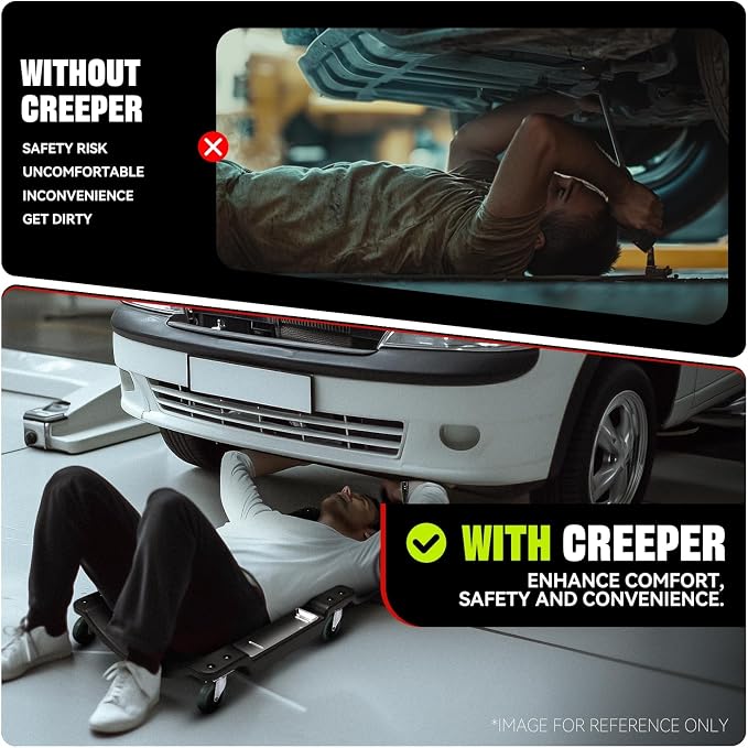 Auto Dynasty 40 Inches Mechanic Creeper, Automotive Garage Repair Low Profile - Image 6