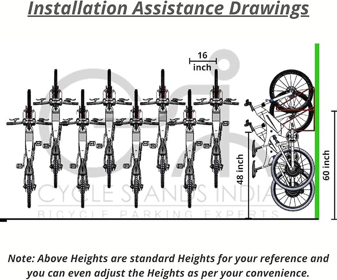 Bike Wall Mount Vertical Hanger - Image 8