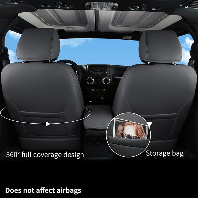 GIANT PANDA Customized Full Set Car Seat Covers - Image 6