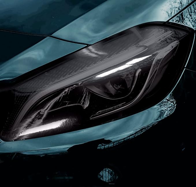 VViViD Smoke Black Adhesive Headlight Wrap Tinting Vinyl Roll - Image 2