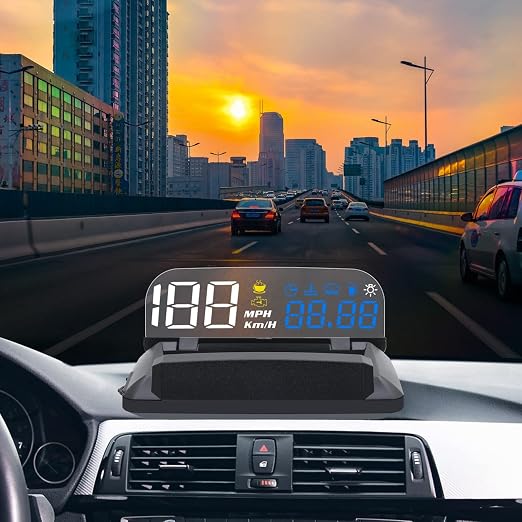 KAOLALI Car Hud Head Up Display Speedometer Odometer OBD2 HD 3D Reflection by KAOLALI