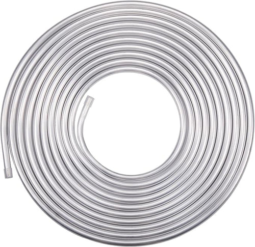 1/2" OD Aluminum Hard Fuel Line Hardline Tube Tubing Coil 10 Feet Roll by Podavelle