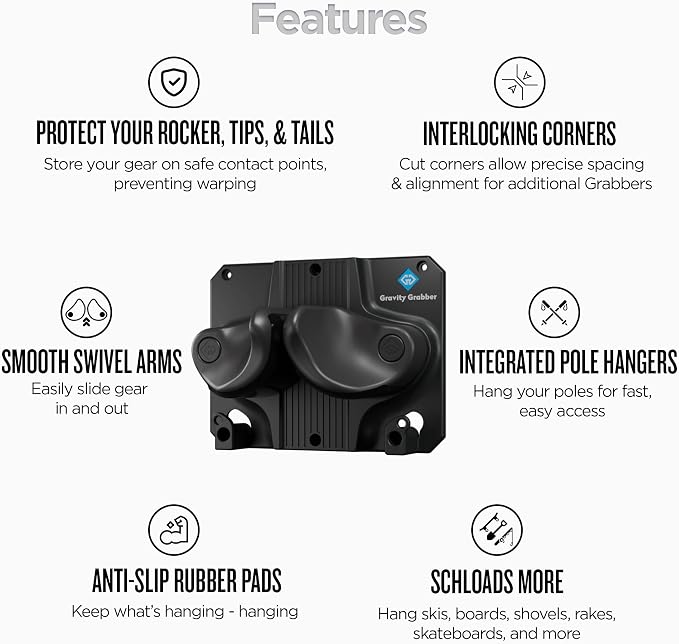 Ultimate Ski & Snowboard Wall Storage Rack - Image 4