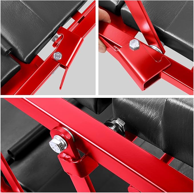 DNA MOTORING TOOLS-00193 48" 2 IN 1 Folding Rolling Garage Shop Creeper Roller - Image 6