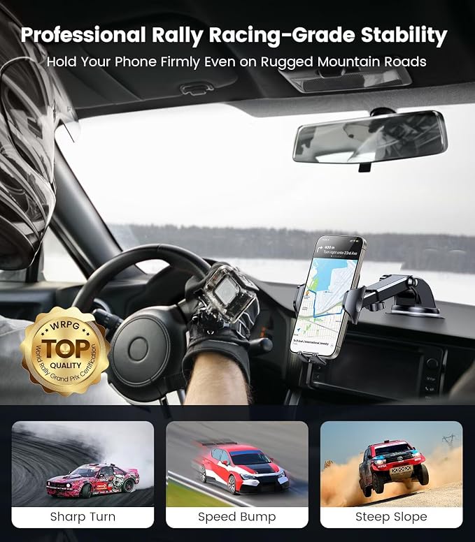 VICSEED Phone Holders for Your Car 2025 Upgraded Car Phone Holder Mount Truck - Image 3