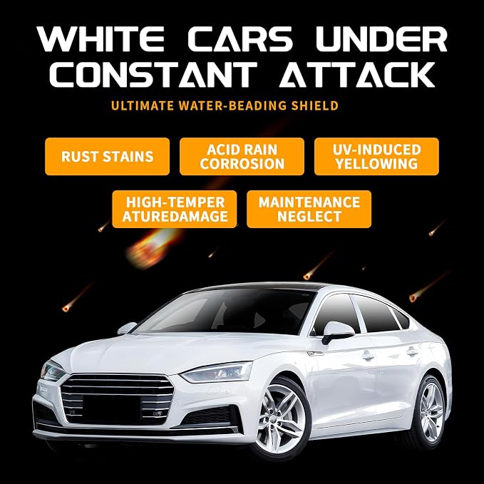 Car Wax for Light & Metallic Cars | White, Pearl | Anti-Yellowing Carnauba | - Image 2