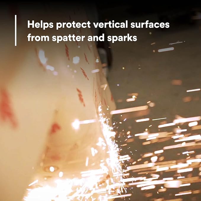 3M Welding and Spark Deflection Paper 05916, Flame Retardant, Adhesive Backing - Image 3