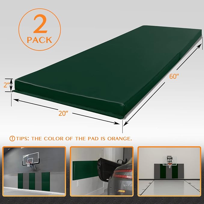 PROGOAL 2"/4" Thick Foam Protection Wall Pad，Gym Basketball-Court - Image 2